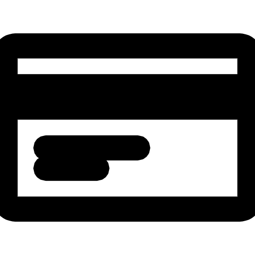 Credit card icon for online rent payment