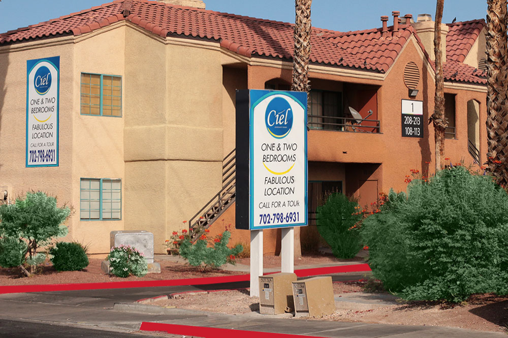 Exterior photo of Ciel Apartment Homes Building Exterior 8